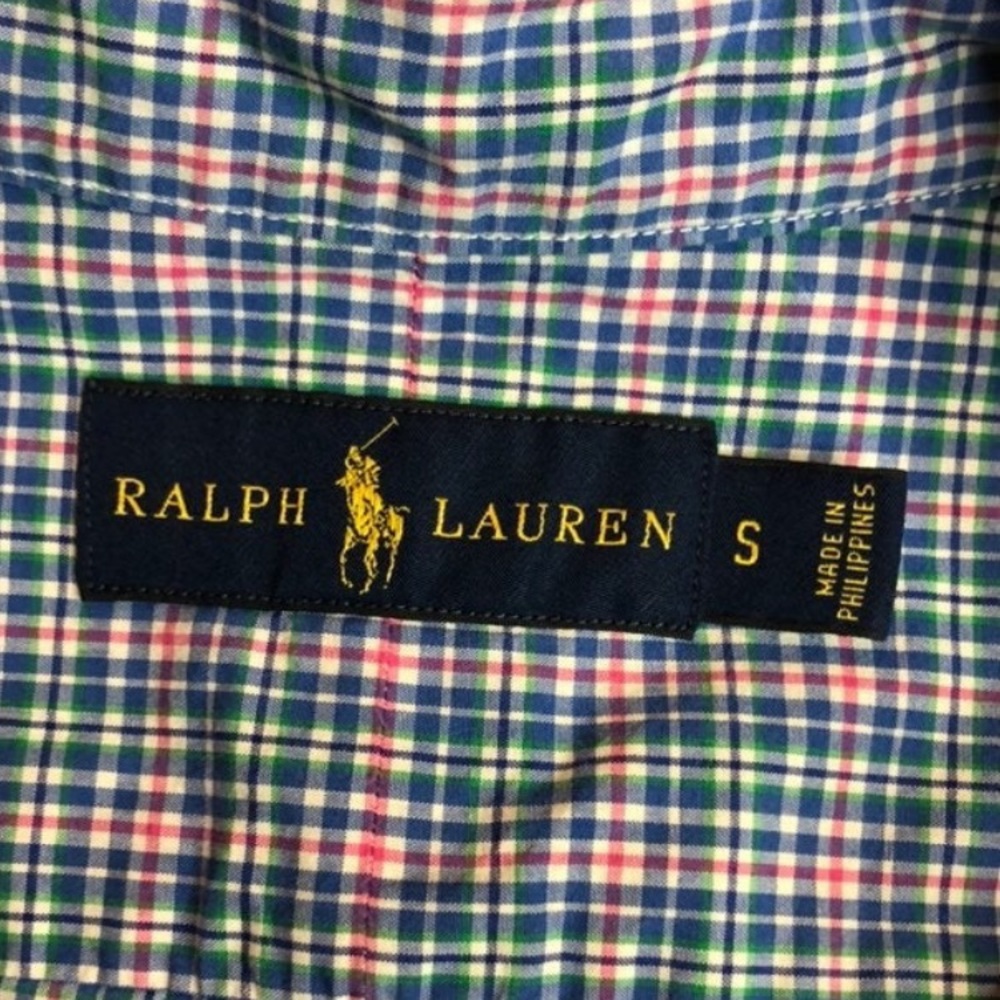 Ralph Lauren Plaid Button Down Shirt Small - Picture 4 of 6